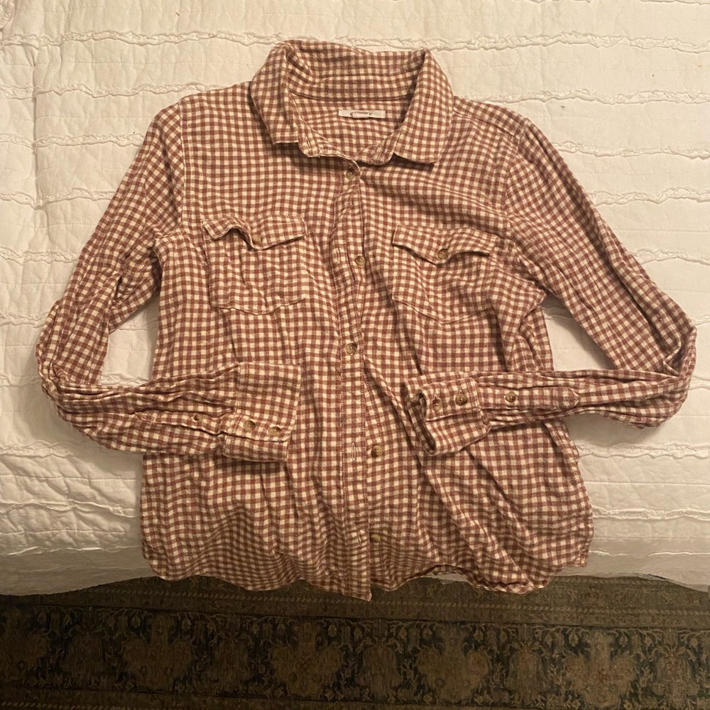 Ladies O’Neill Checkered Flannel Size Medium
